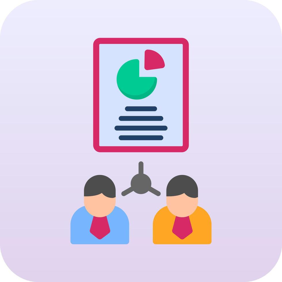 Work Distribution Vector Icon
