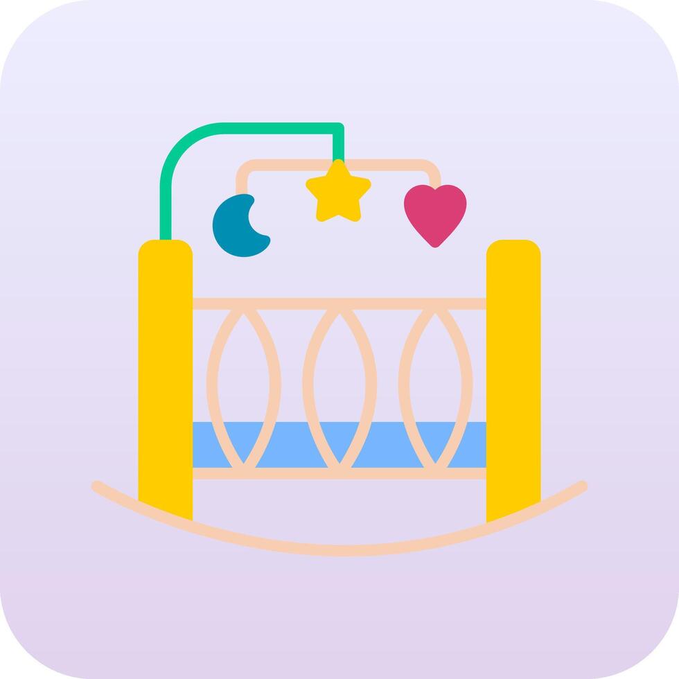 Crib Vector Icon