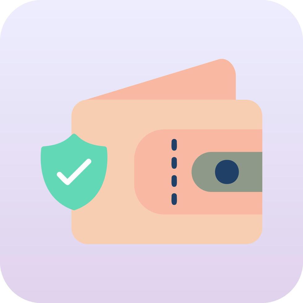 Wallet Secure Vector Icon