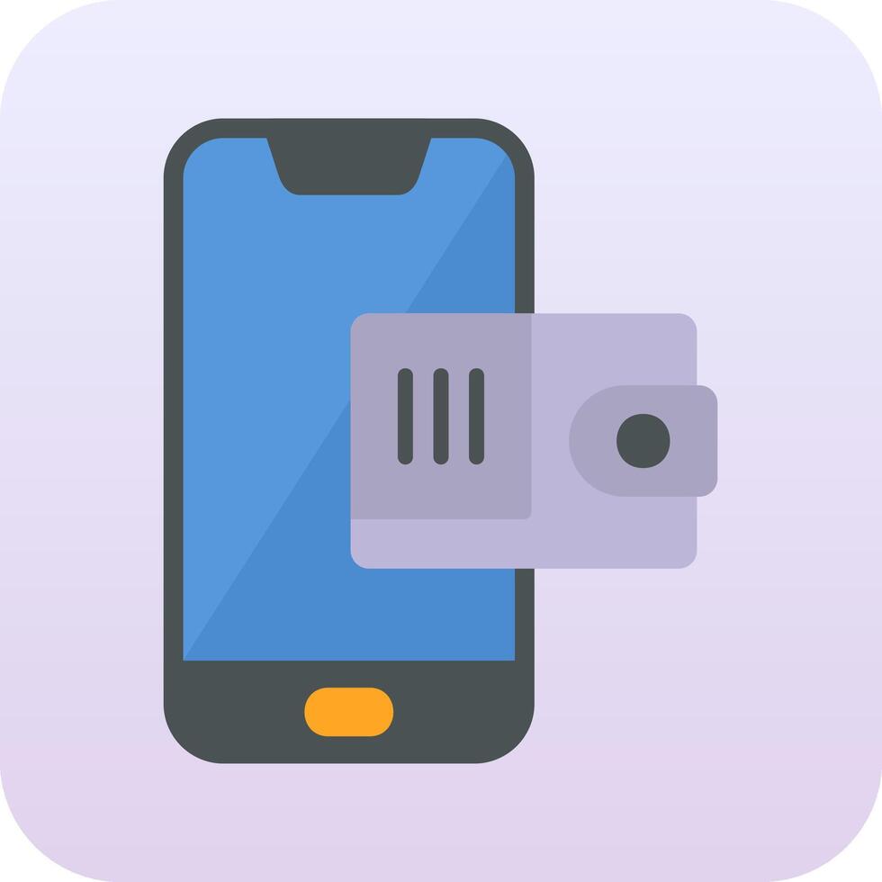 Mobile Wallet Vector Icon