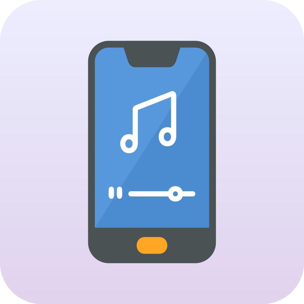 Mobile Music Player Vector Icon