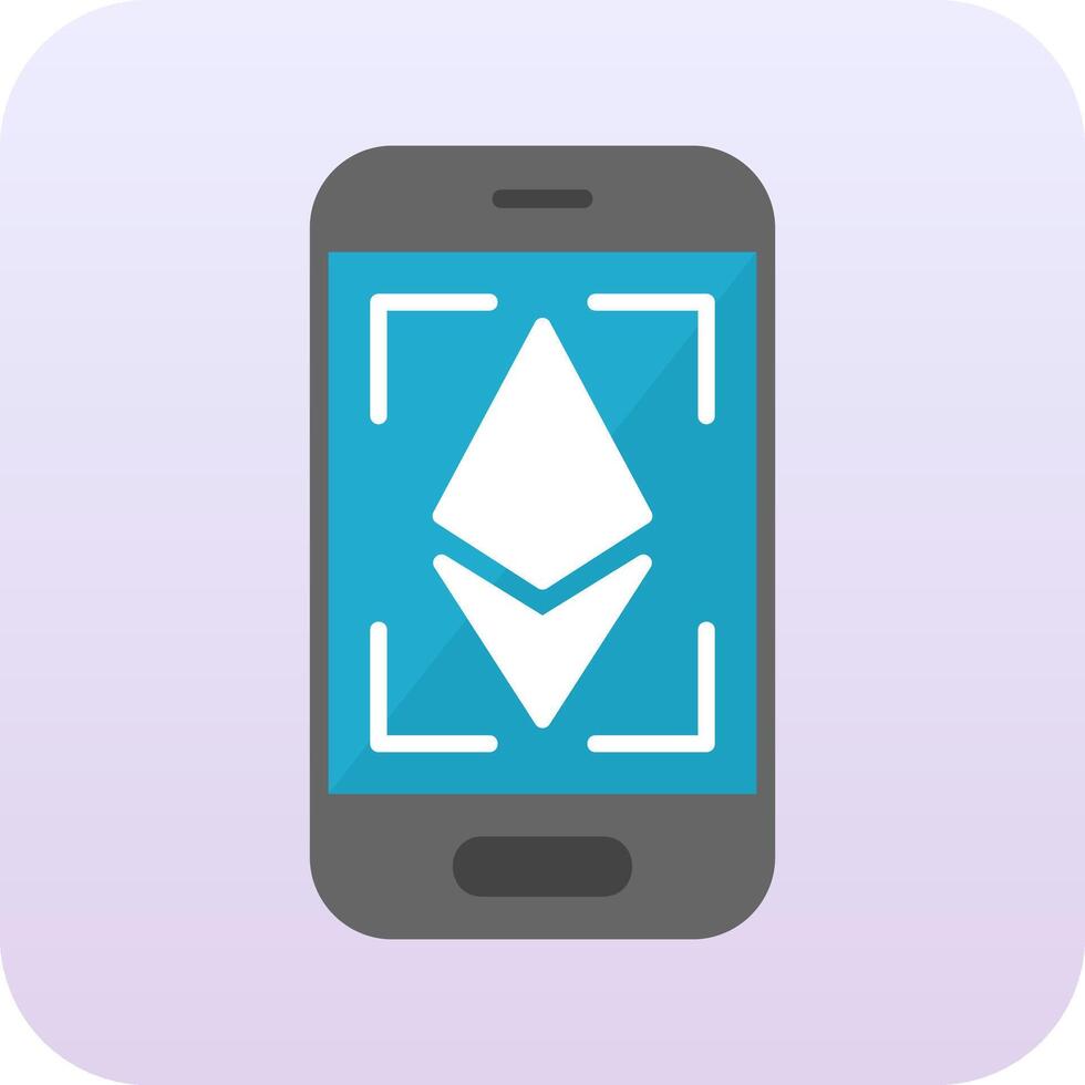 Ethereum Scan Vector Icon