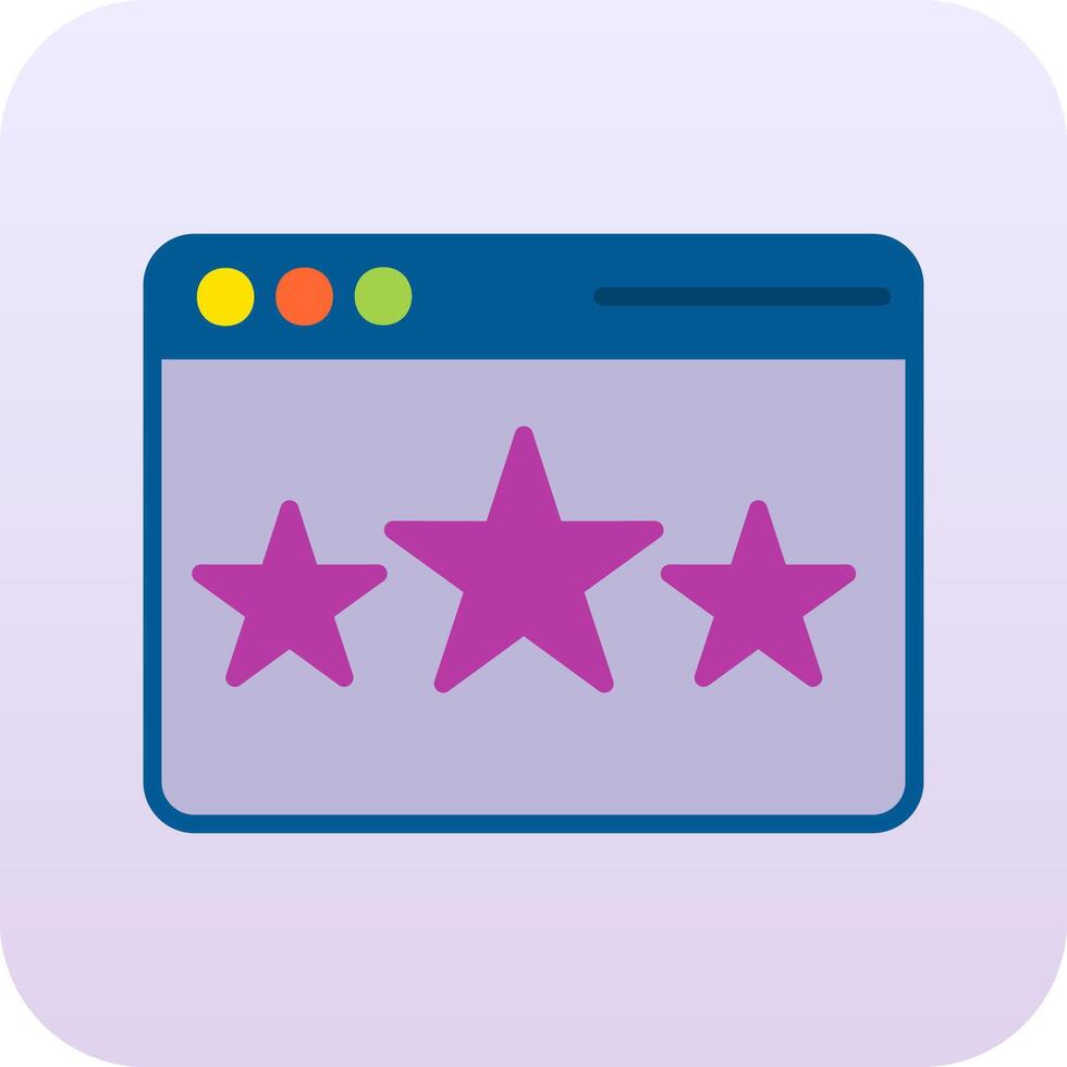 Web Page FeedBack Vector Icon