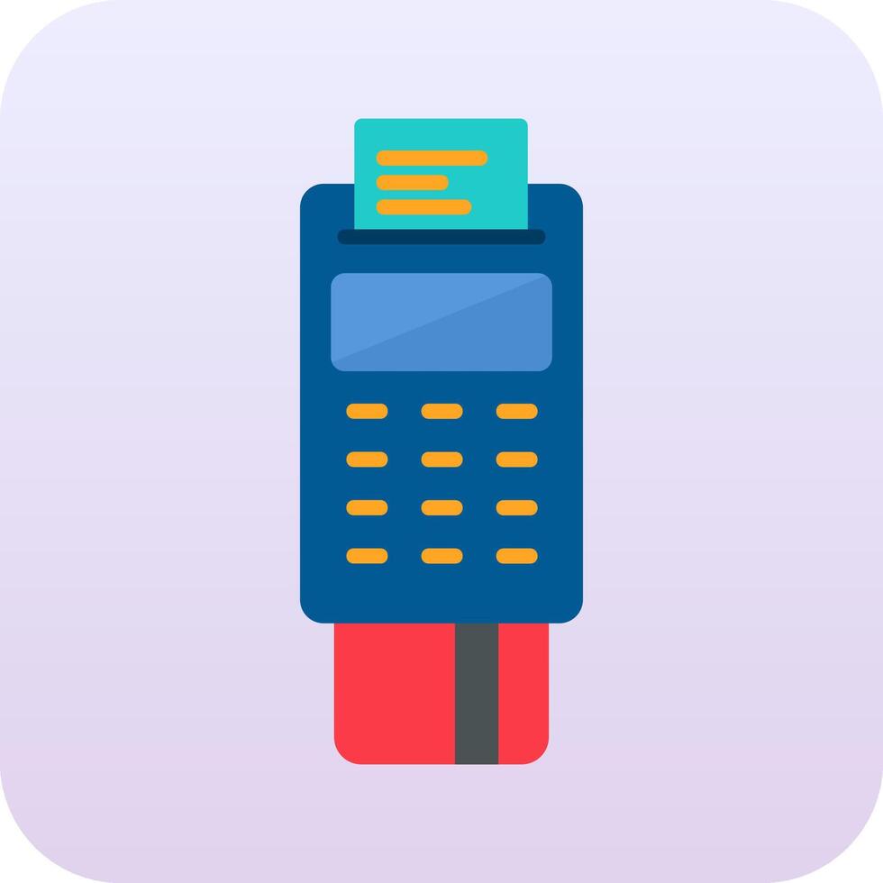 Pos Terminal Vector Icon