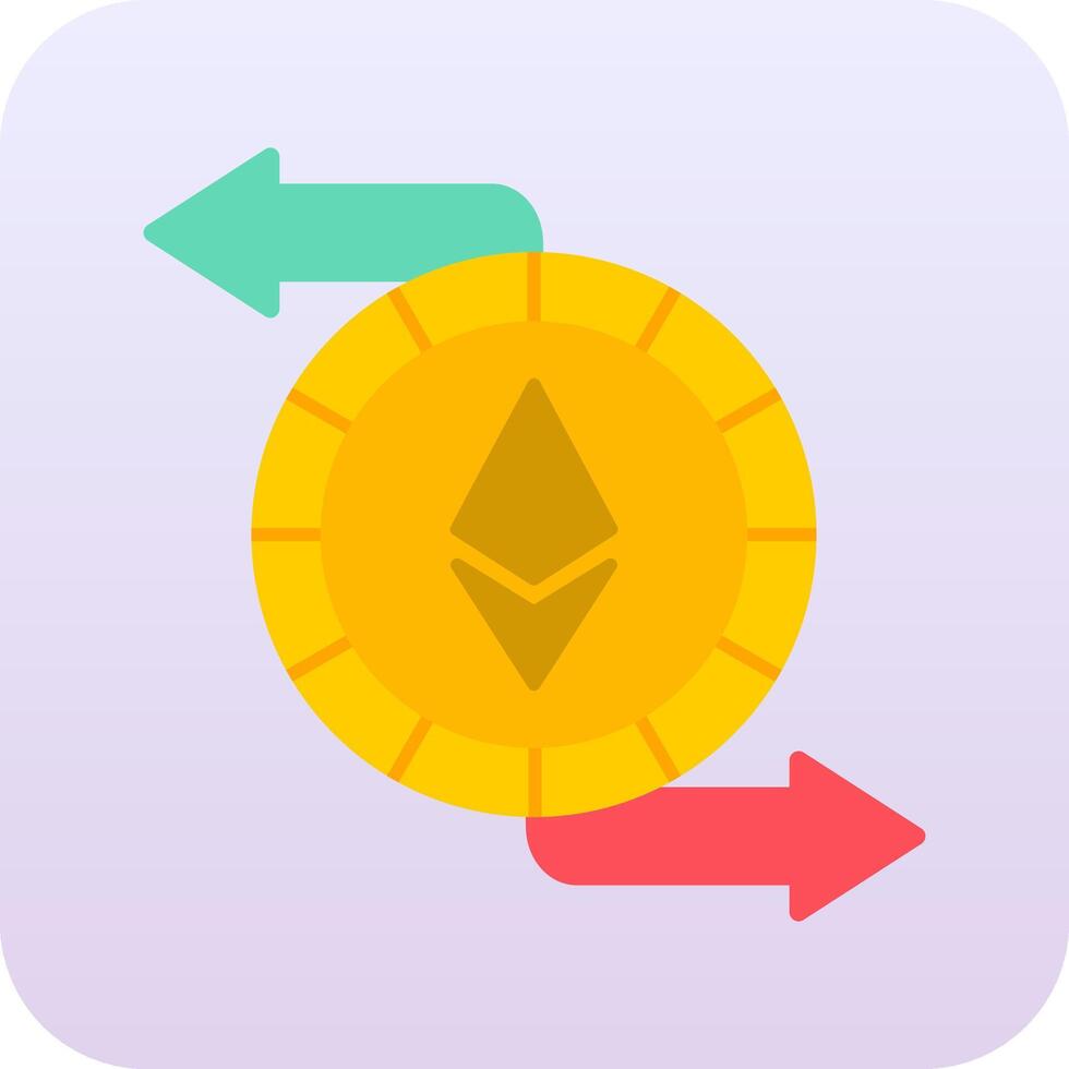 Ethereum Exchange Vector Icon