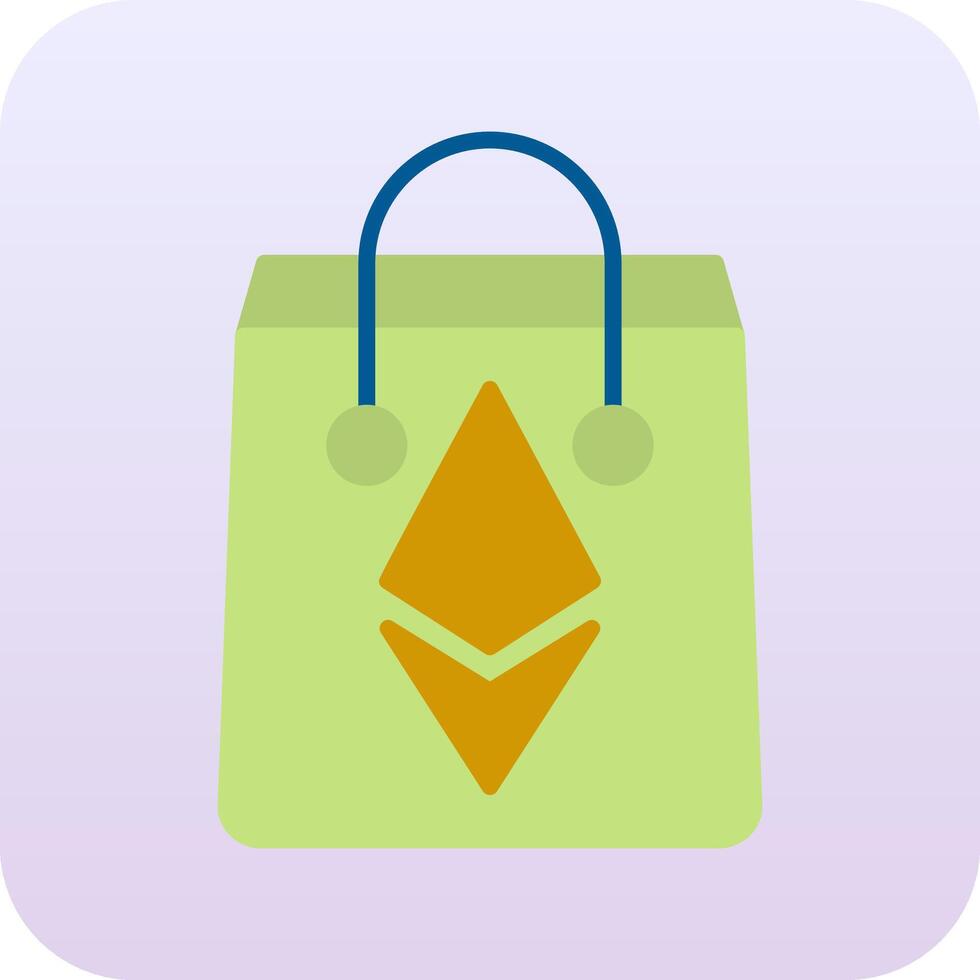 Ethereum Bag Vector Icon