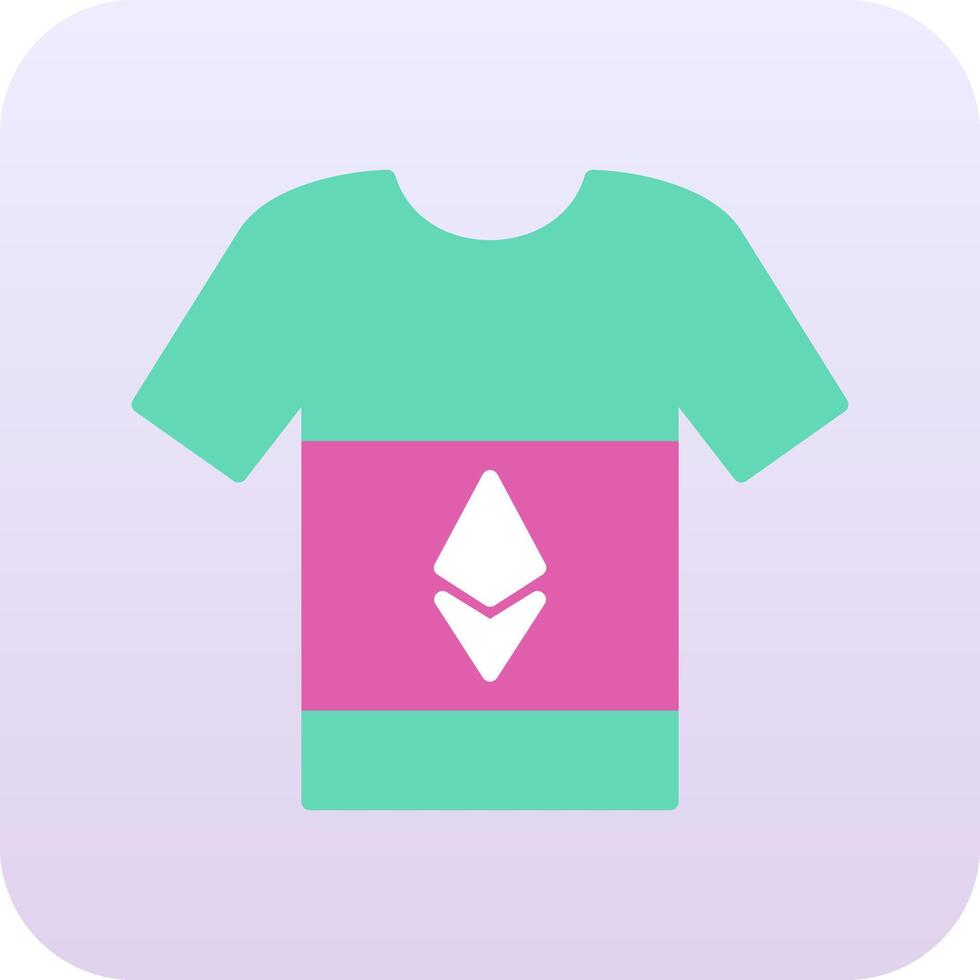 Ethereum Tshirt Vector Icon