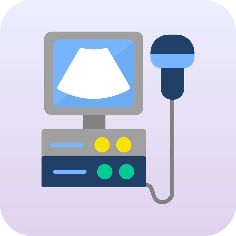 Ultrasound Machine Vector Icon