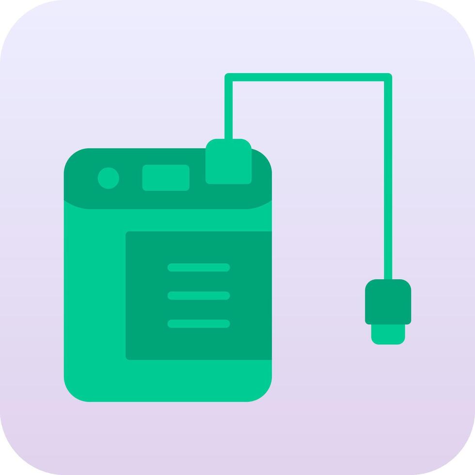 External Hard Drive Vector Icon