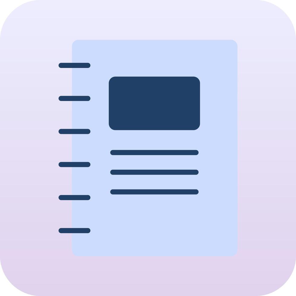 Notepad Vector Icon