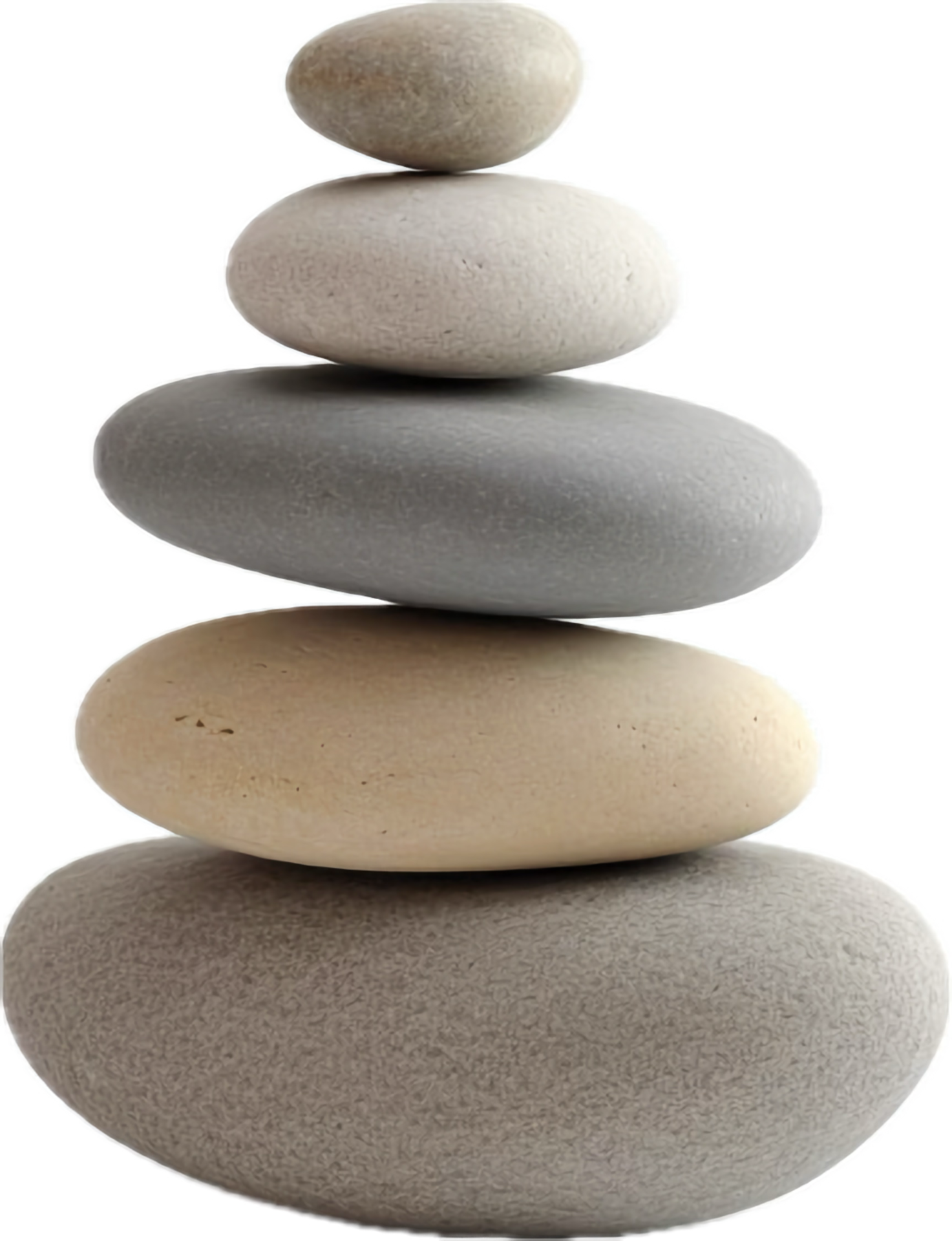 AI generated pyramid of zen stones png 38065641 PNG