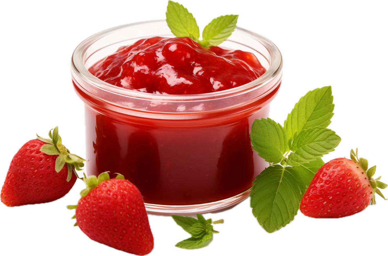 AI generated strawberry jam png 38065826 PNG