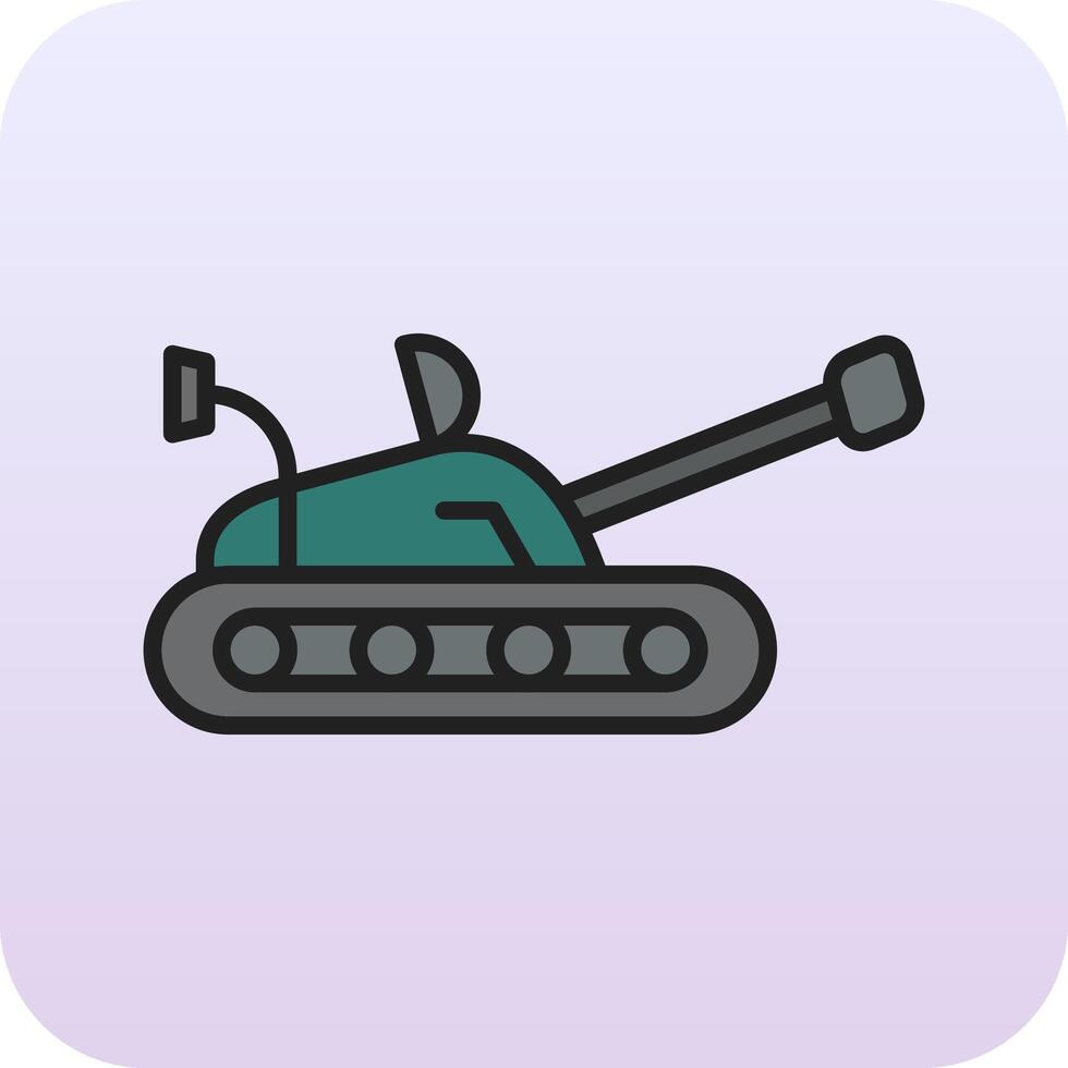 tanque vecto icono vector