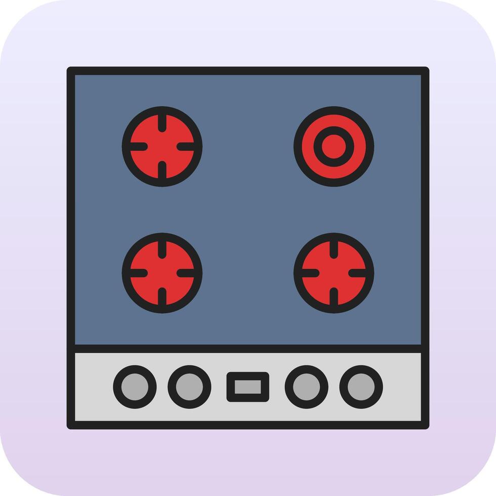 Hob Vector Icon