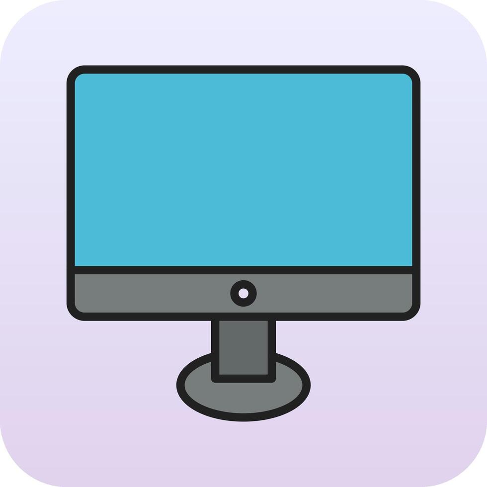 Moniter Screen Vector Icon