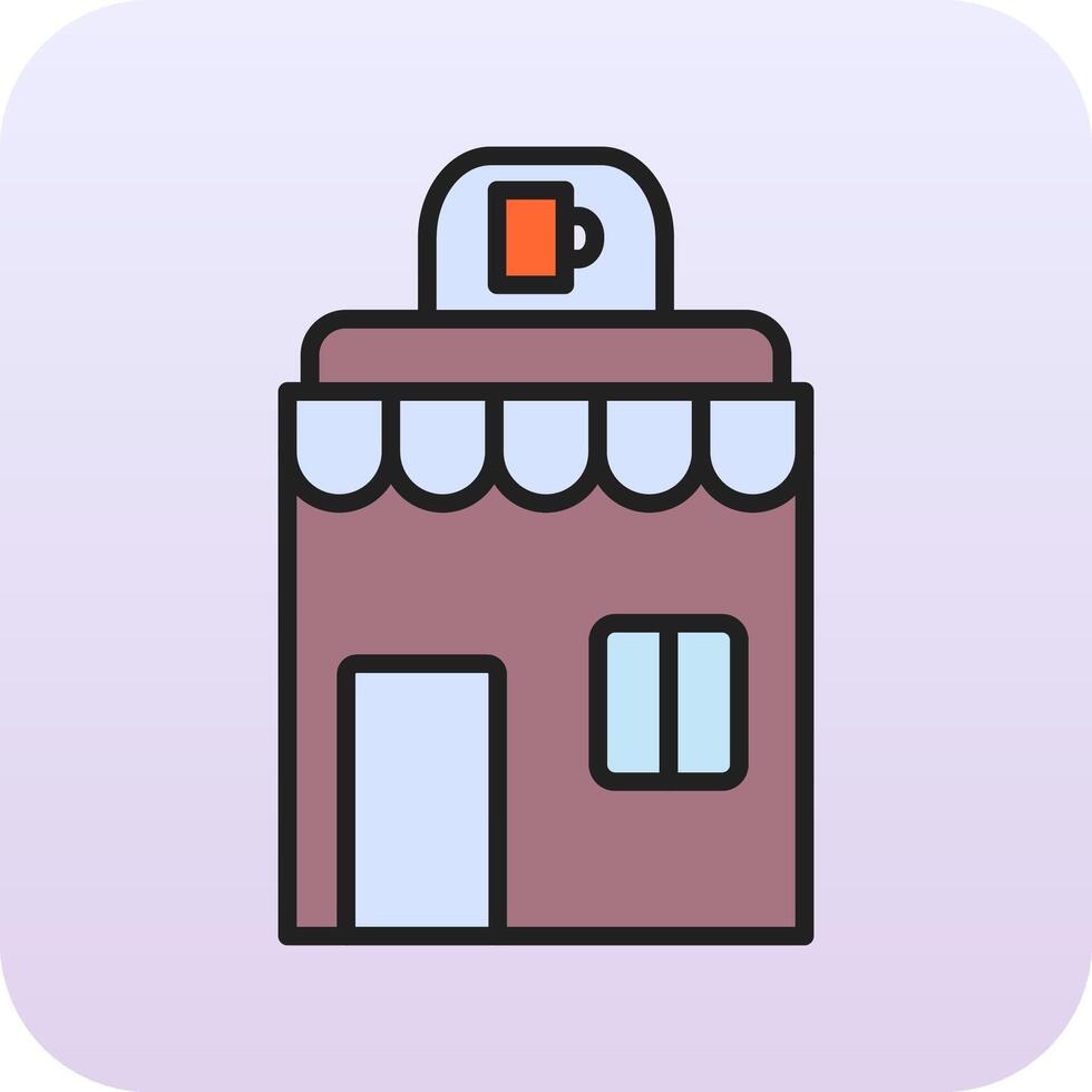Cafe Vecto Icon vector
