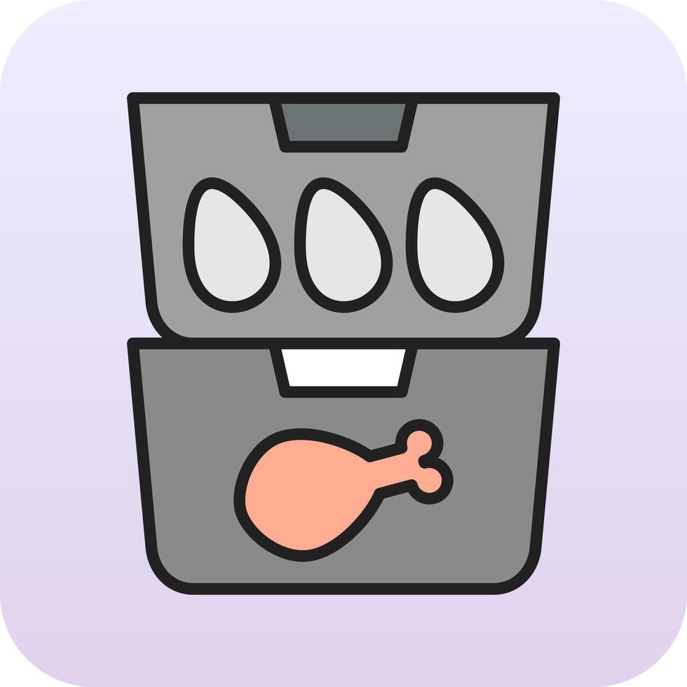 Food Containers Vector Icon