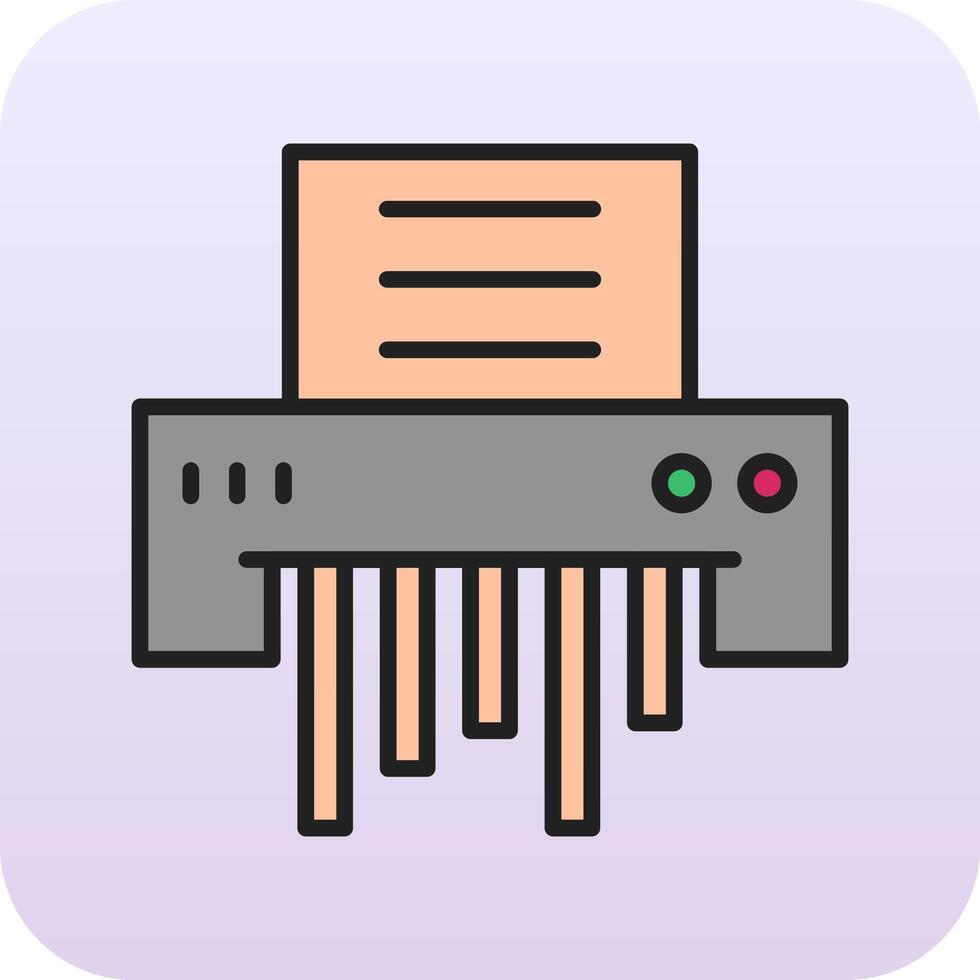 Paper Shredder Vector Icon
