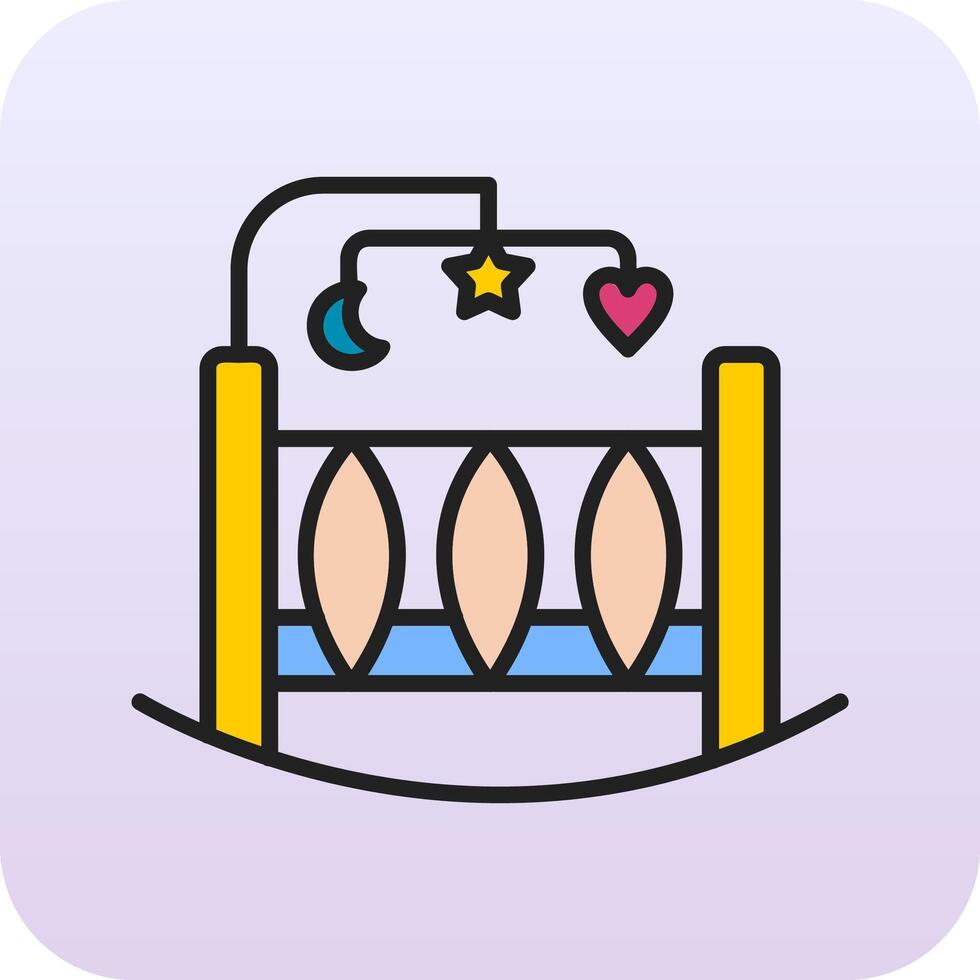 Crib Vector Icon