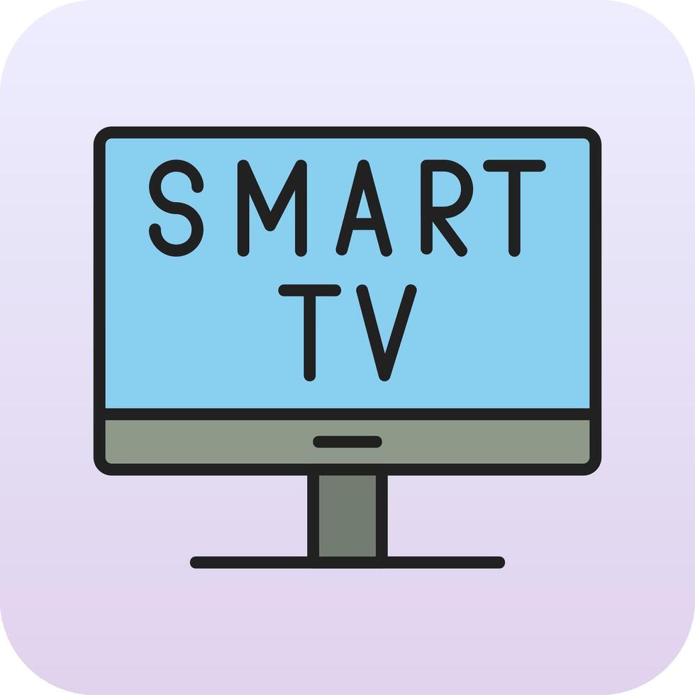 Smart Tv Vector Icon