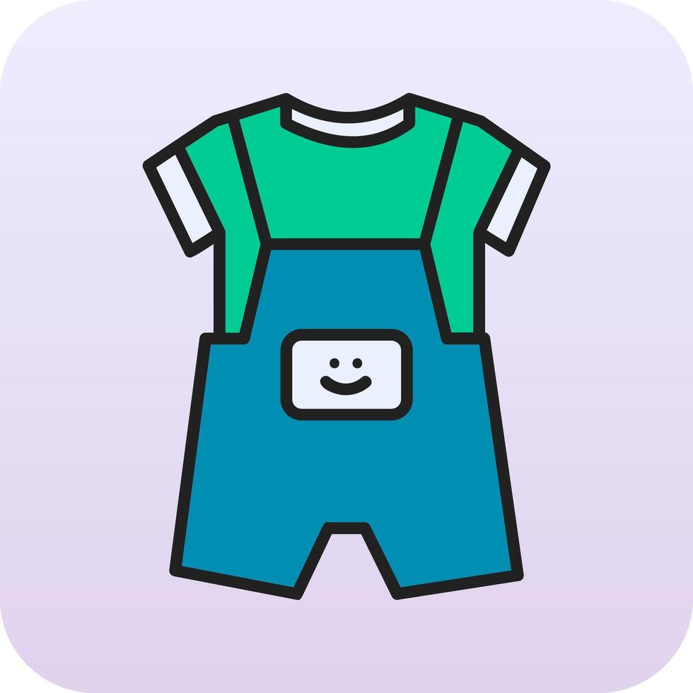 Dungarees Vector Icon