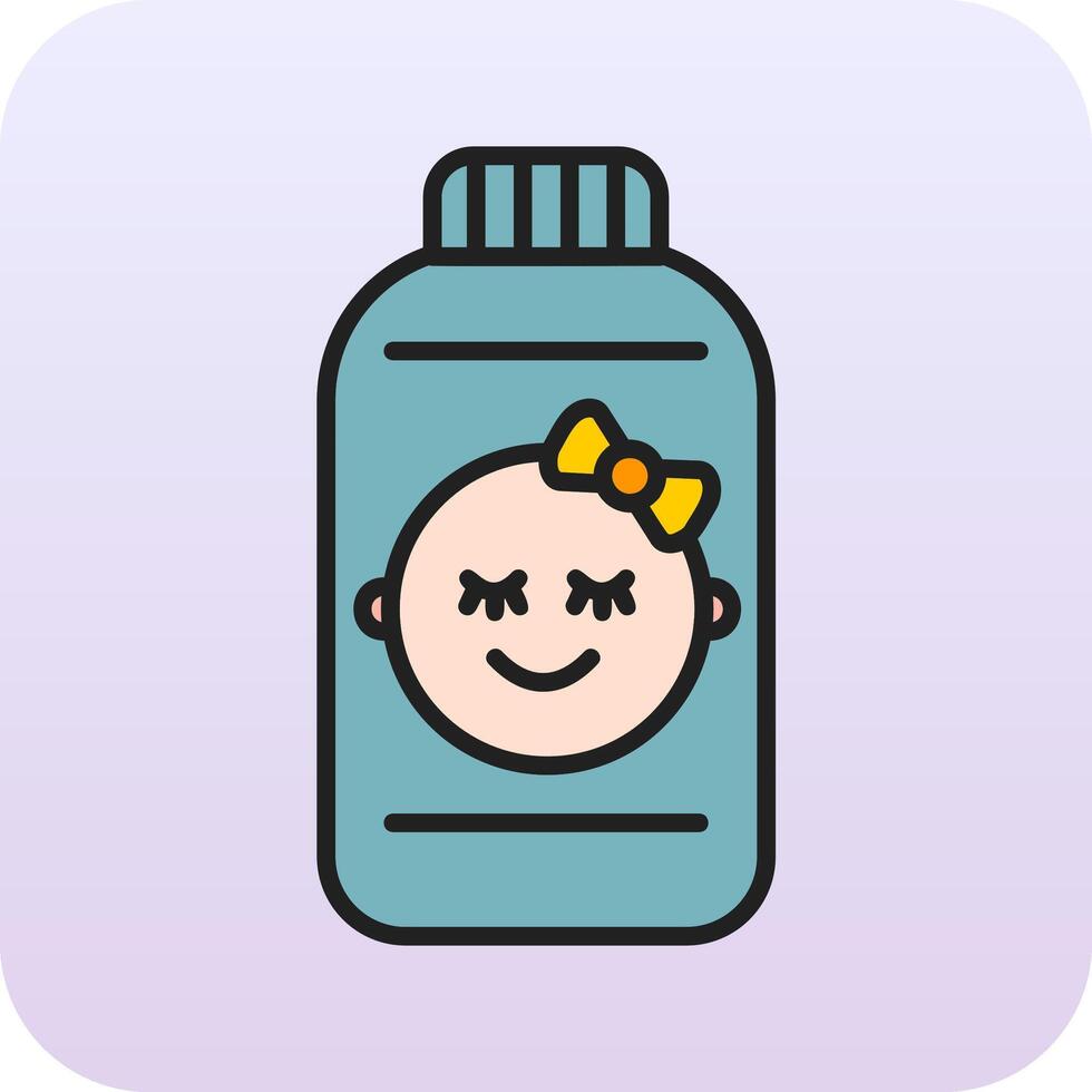 Baby Powder Vecto Icon vector