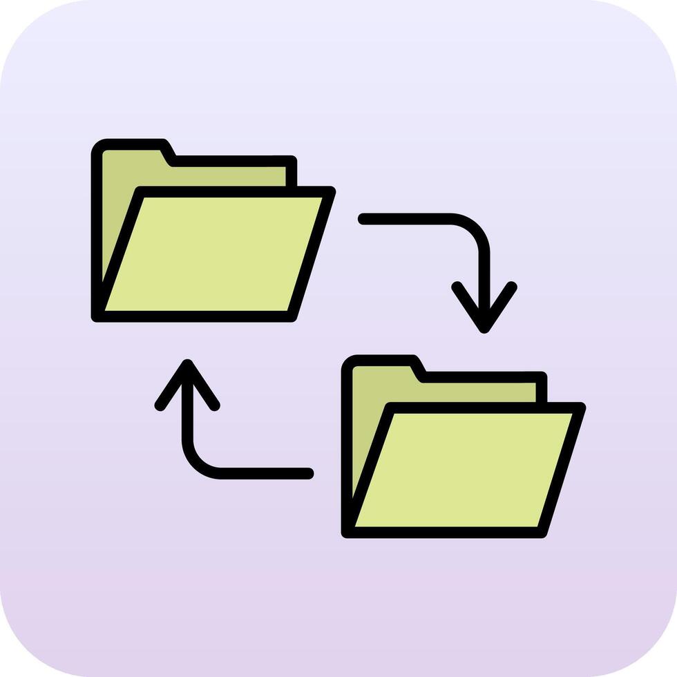 datos transferir vecto icono vector