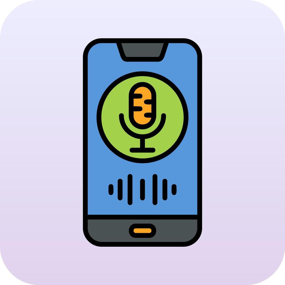 Voice Assistant Vector Icon