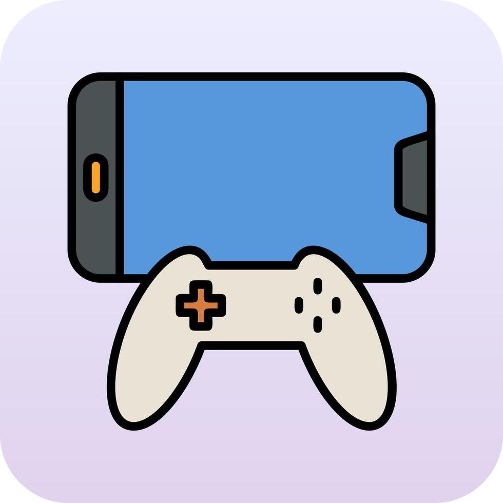 Joystick and Mobile Vector Icon