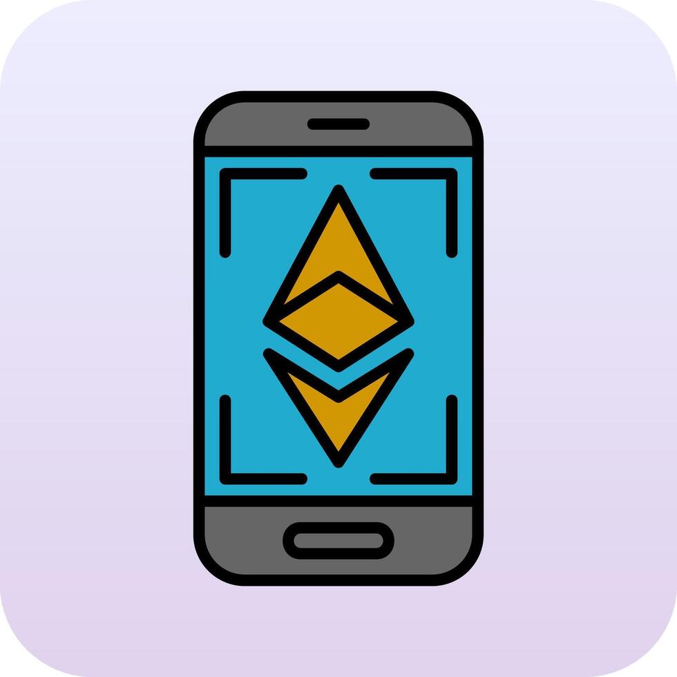 Ethereum Scan Vector Icon