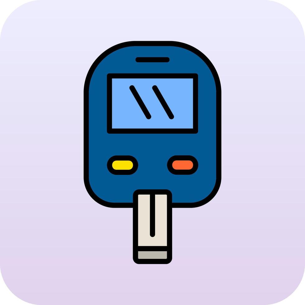 Glucometer Vecto Icon vector