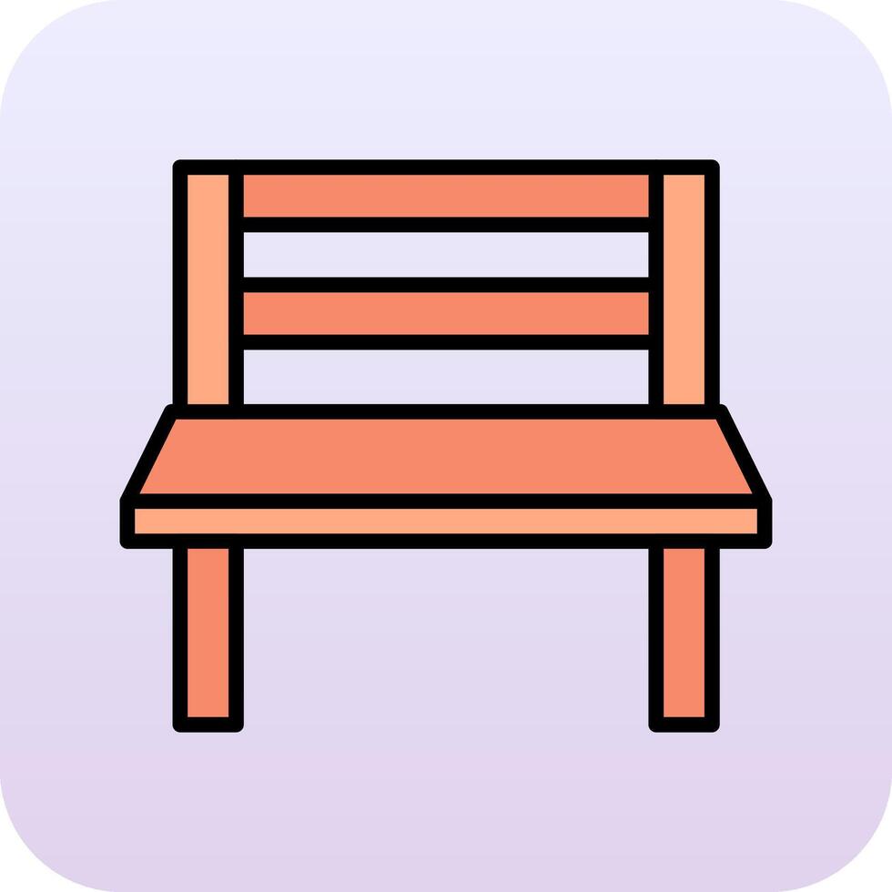 Bench Vecto Icon vector