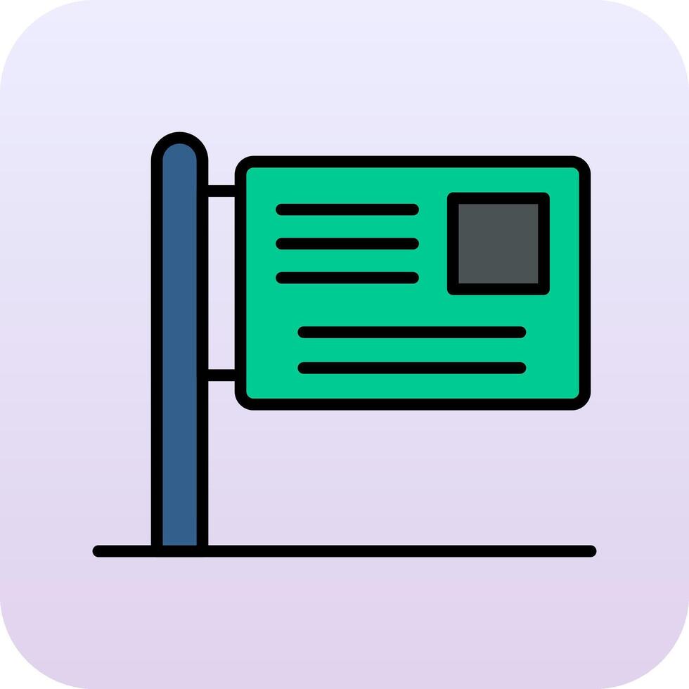 Billboard Vector Icon