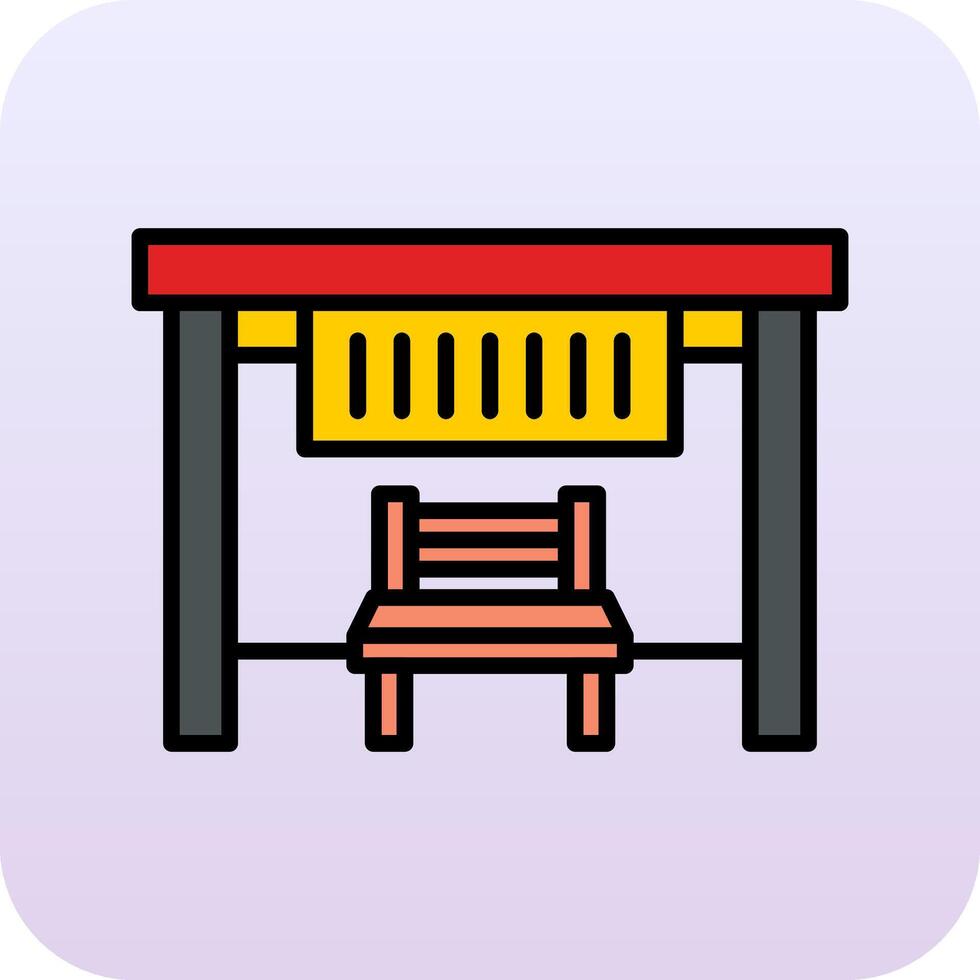 Bus Stop Vector Icon