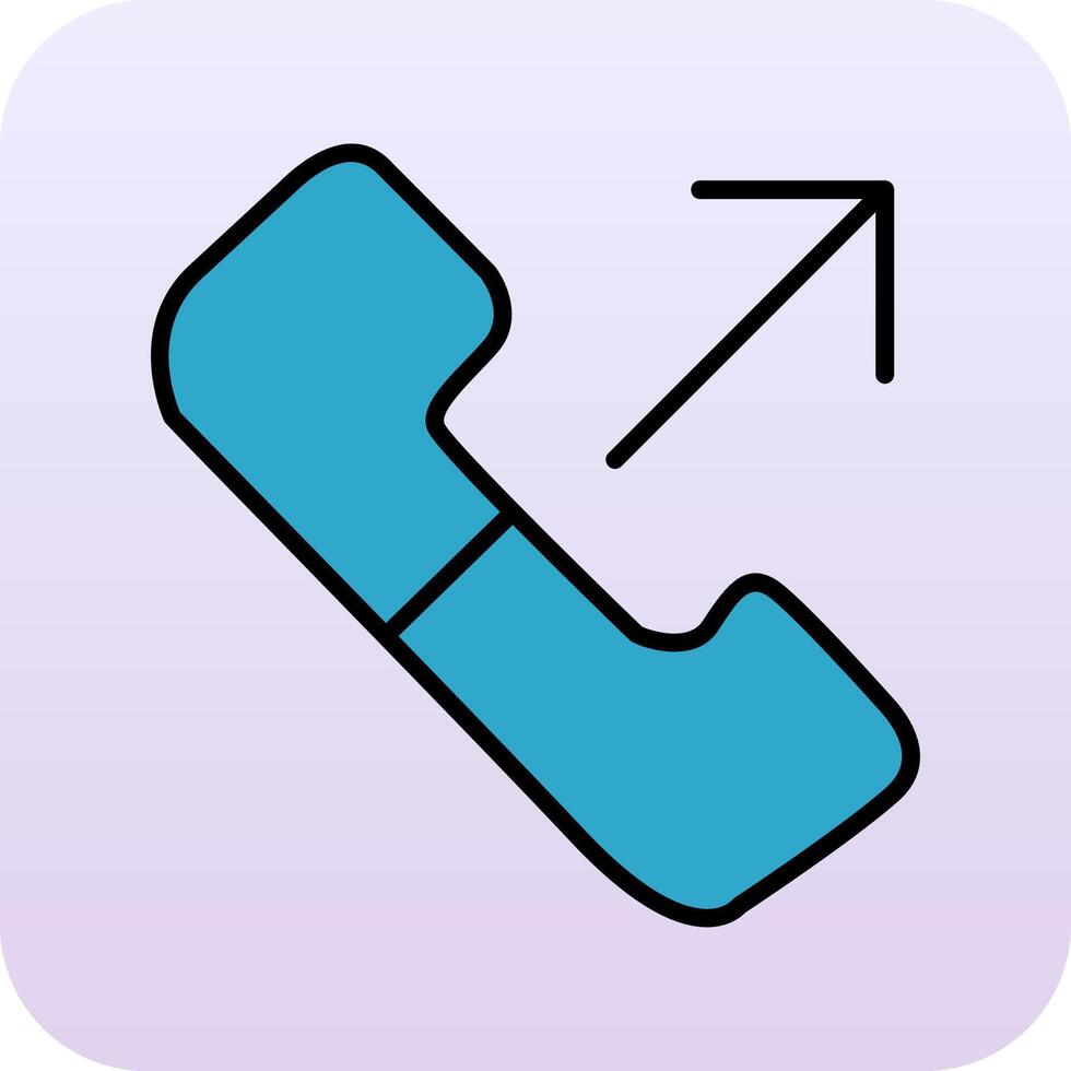 Outgoing Call Vecto Icon vector