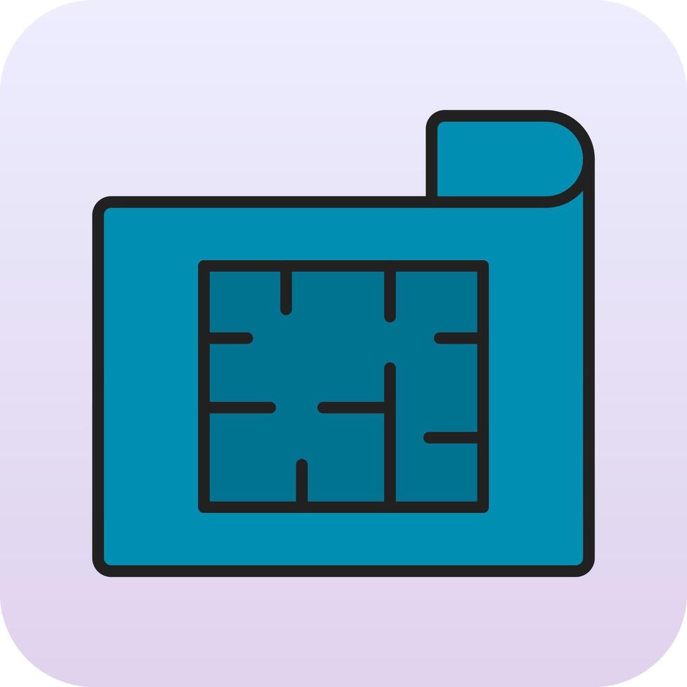 House Plan Vector Icon