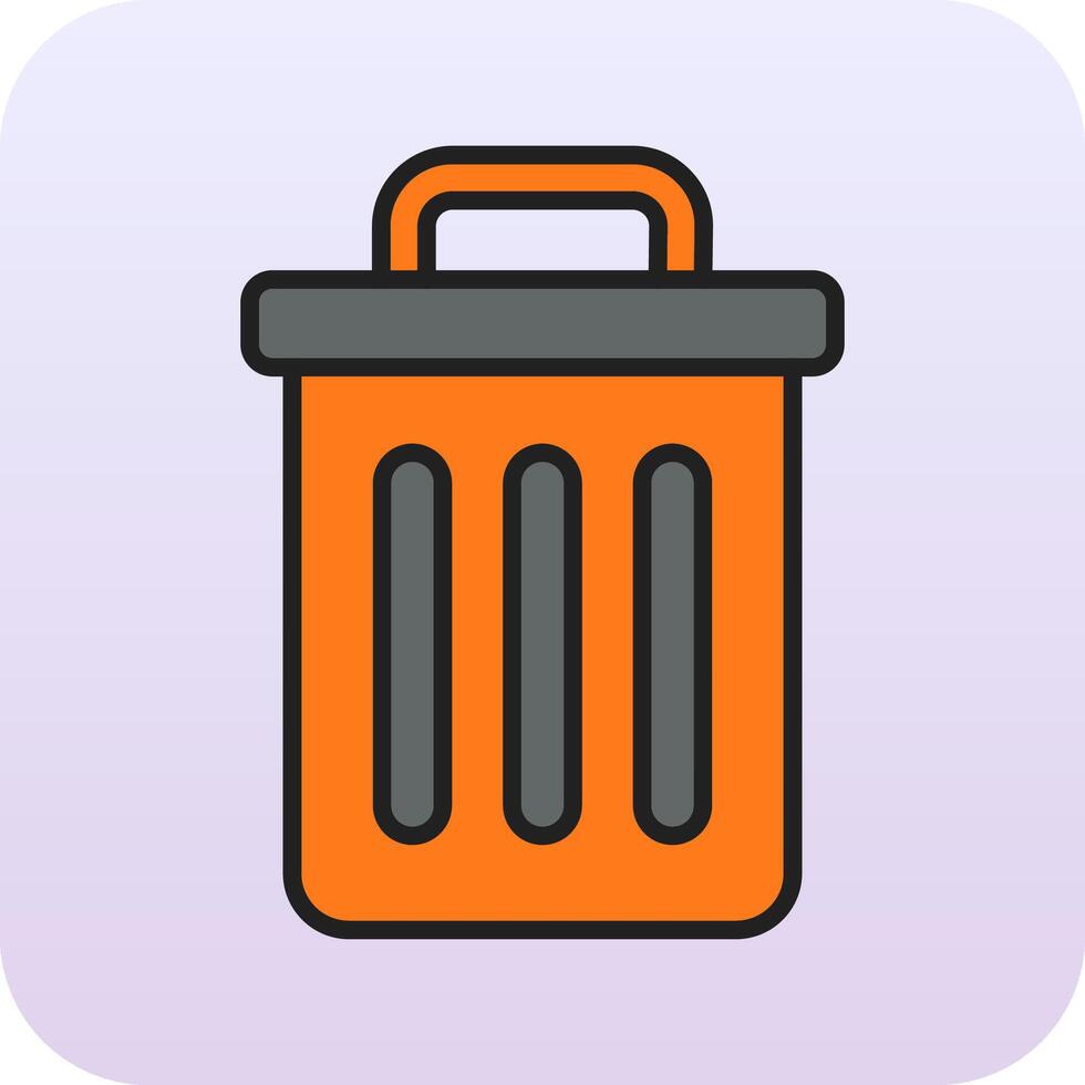 Trash Bin Vector Icon