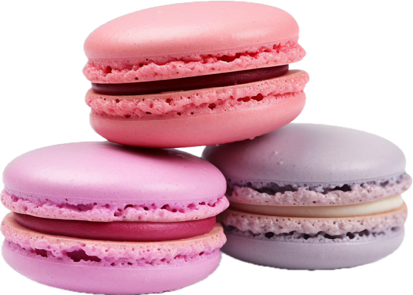 AI generated Macarons food png