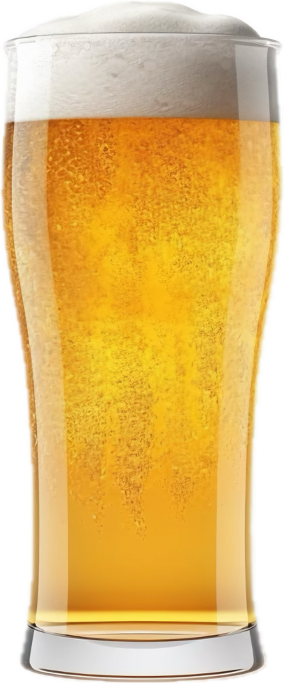 ai gegenereerd glas van vers verkoudheid bier PNG