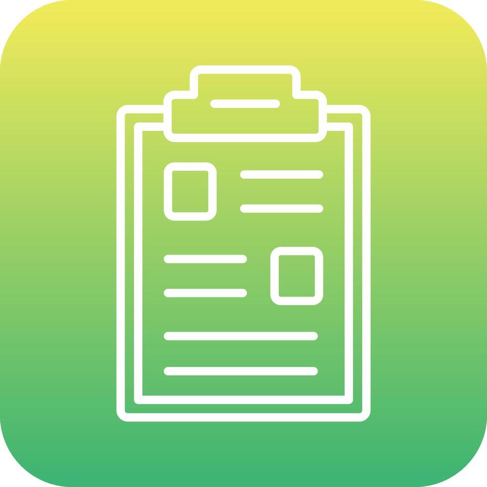 Clipboard Vecto Icon vector