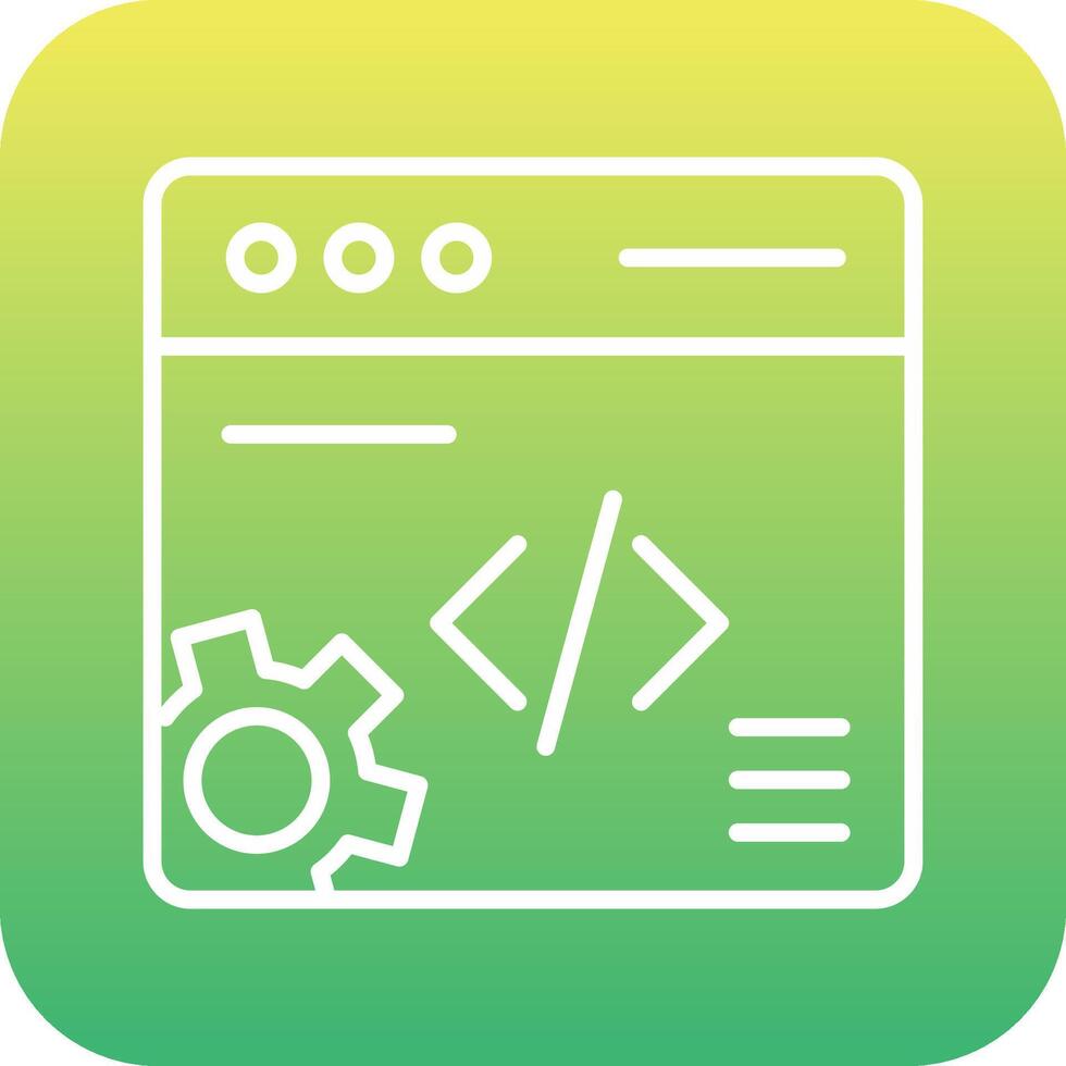 Web Development Vecto Icon vector