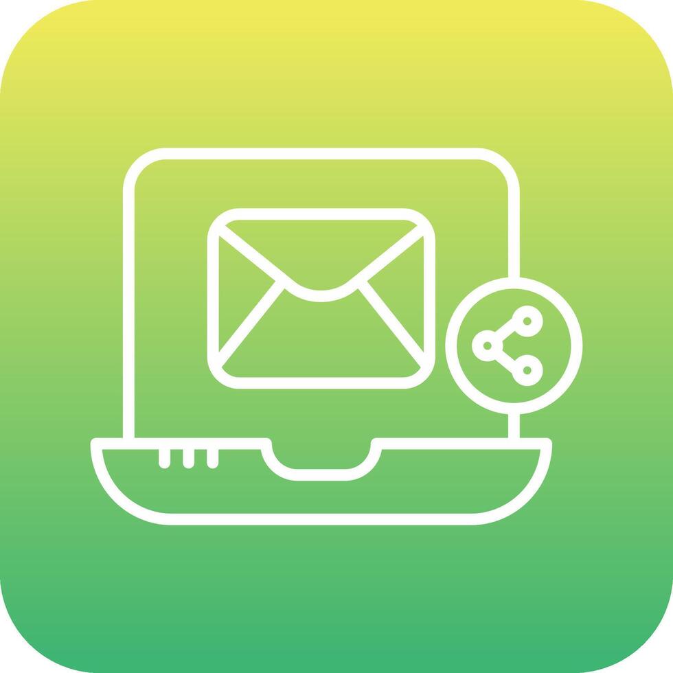 Email Share Vecto Icon vector