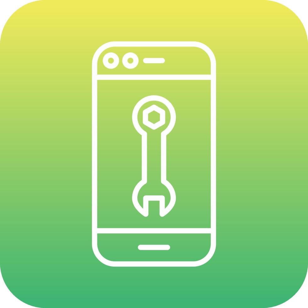 Smartphone Repair Vecto Icon vector