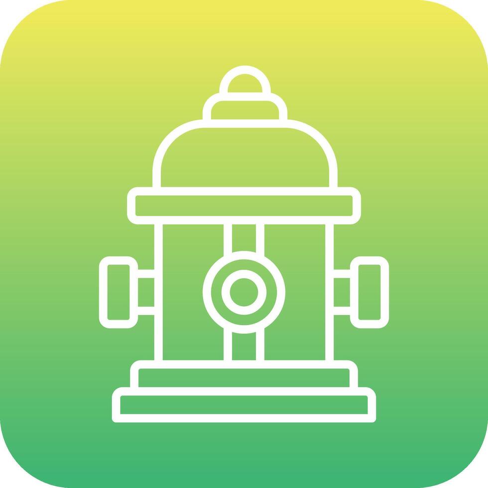 Fire Hydrant Vecto Icon vector