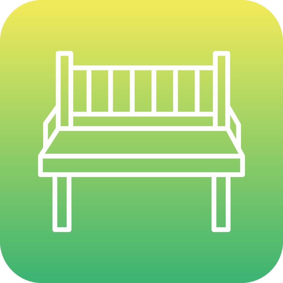 Bench Vecto Icon vector