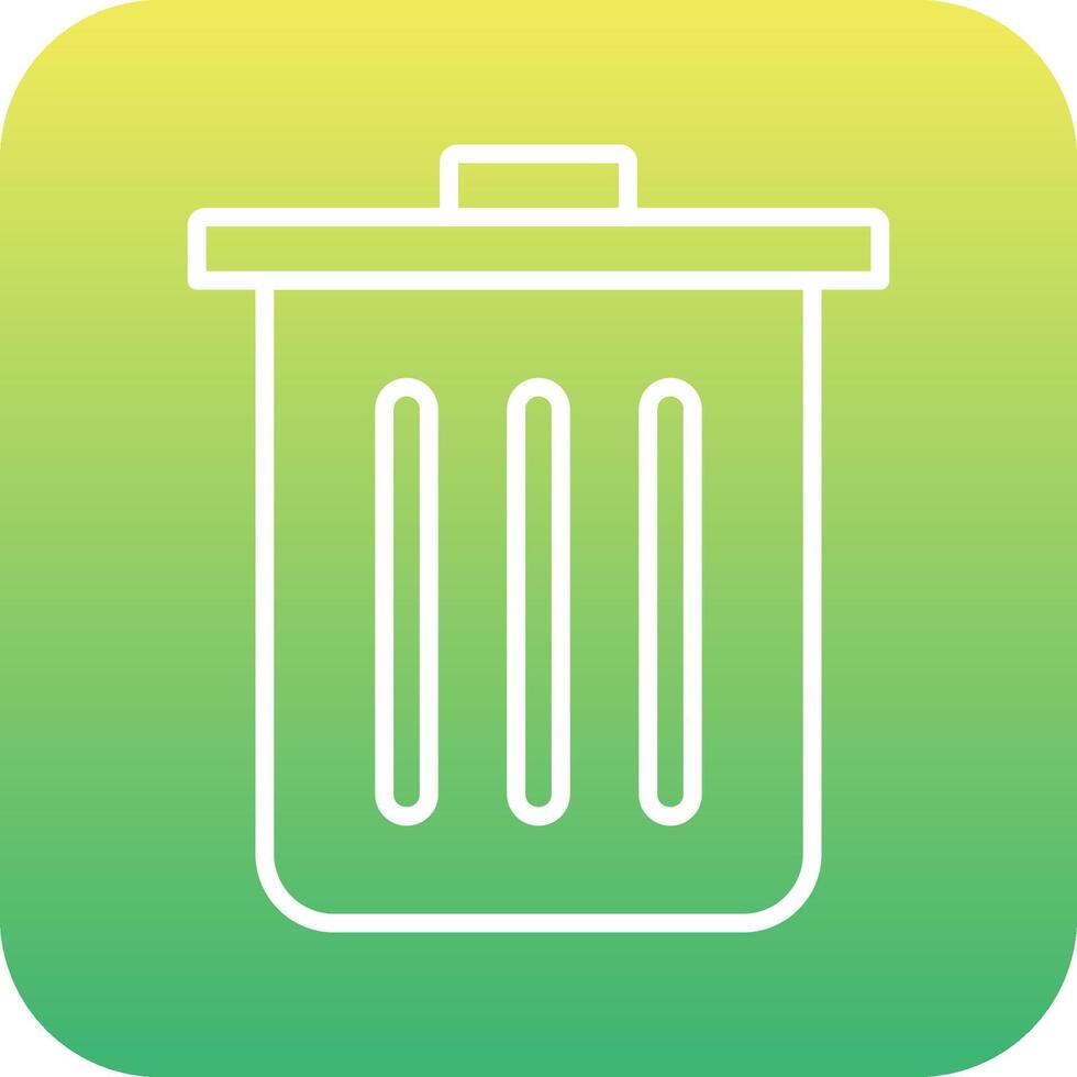 Dustbin Vecto Icon vector