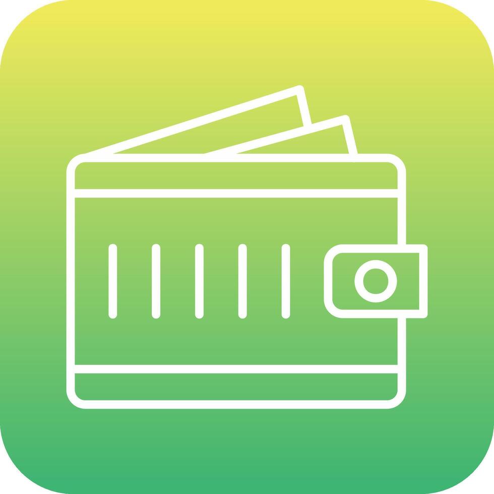 Cash Wallet Vecto Icon vector