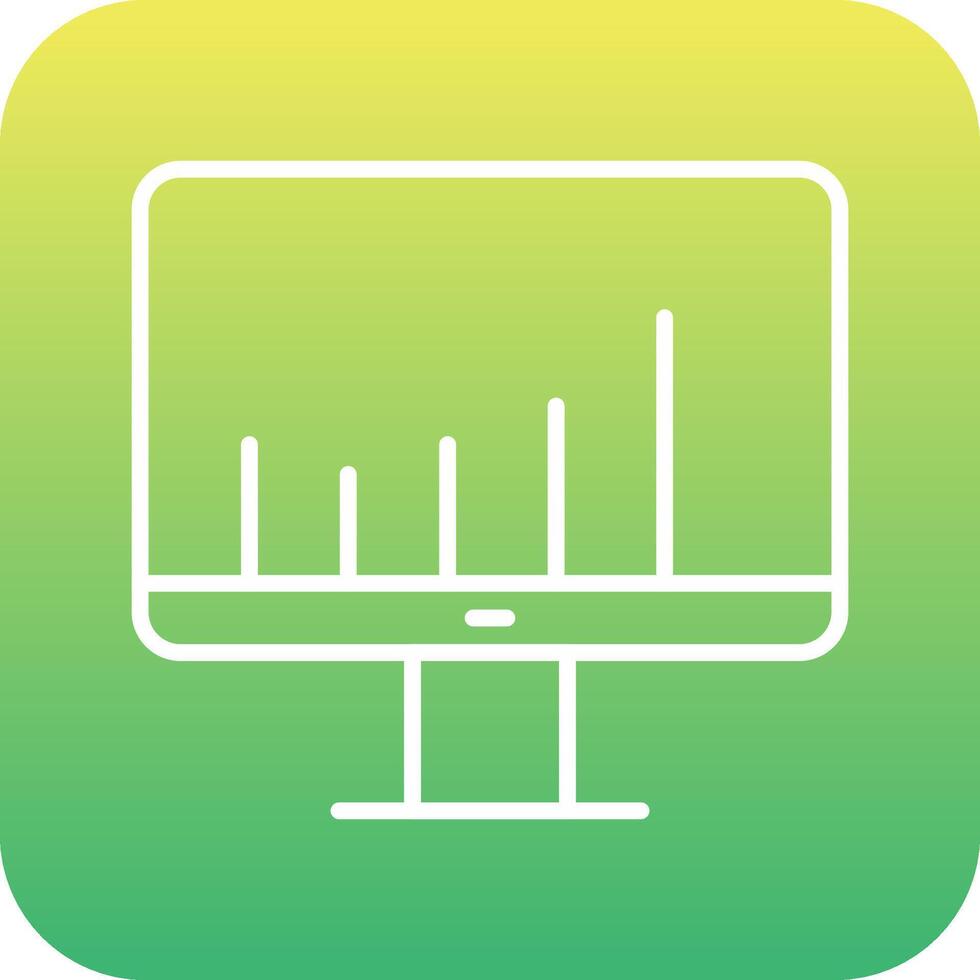 Monitor Screen Vecto Icon vector