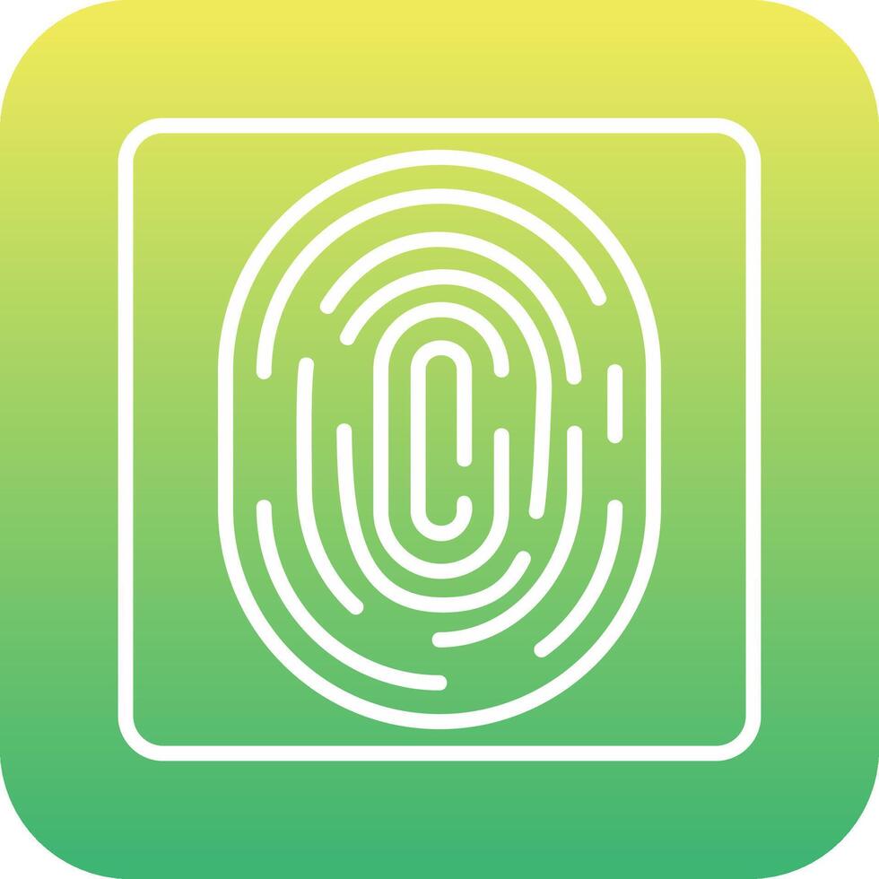 Fingerprint Vecto Icon vector