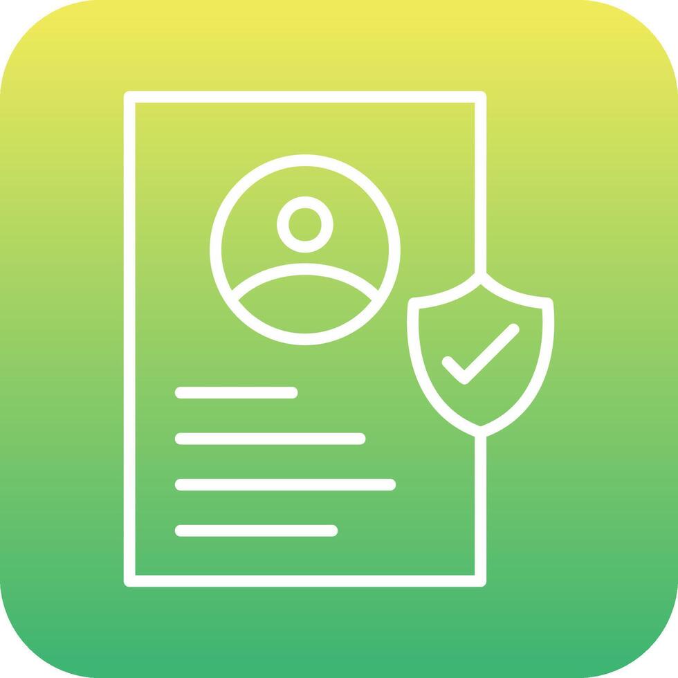 Profile Vecto Icon vector